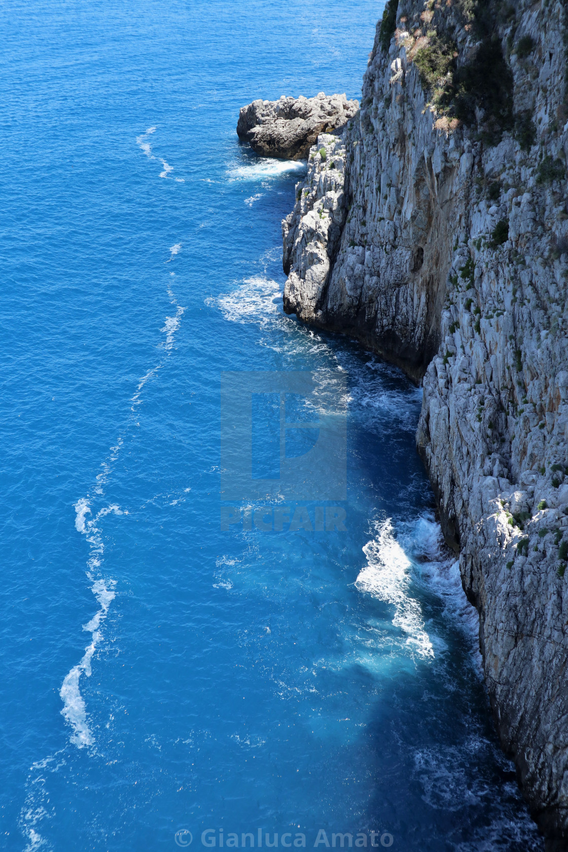 "Palinuro – Scogliera di Punta Quaglia" stock image