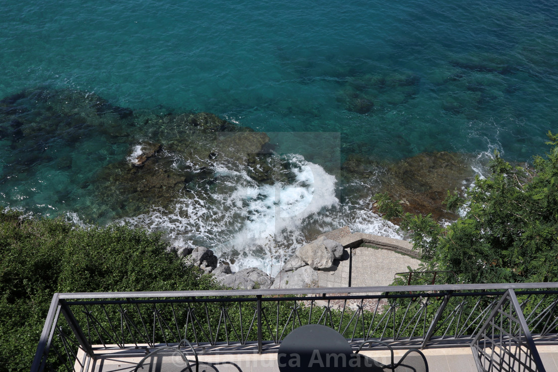 "Palinuro – Terrazzino sulla scogliera" stock image