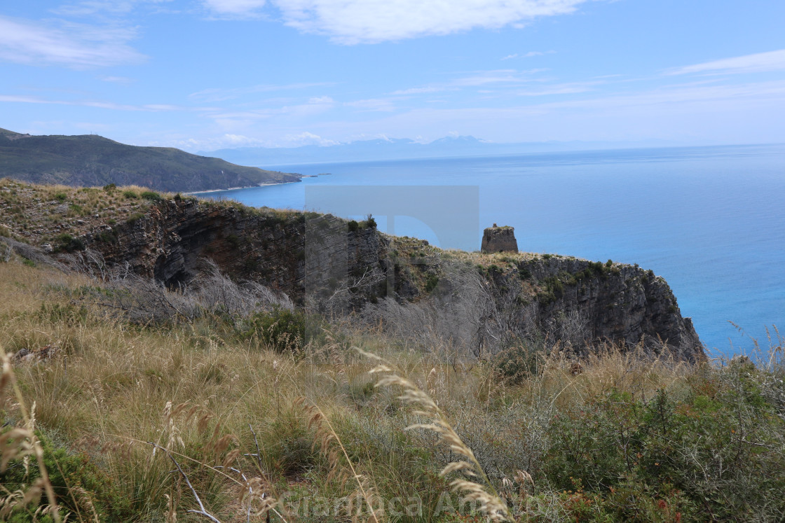 "Palinuro – Torre di Calafetente" stock image