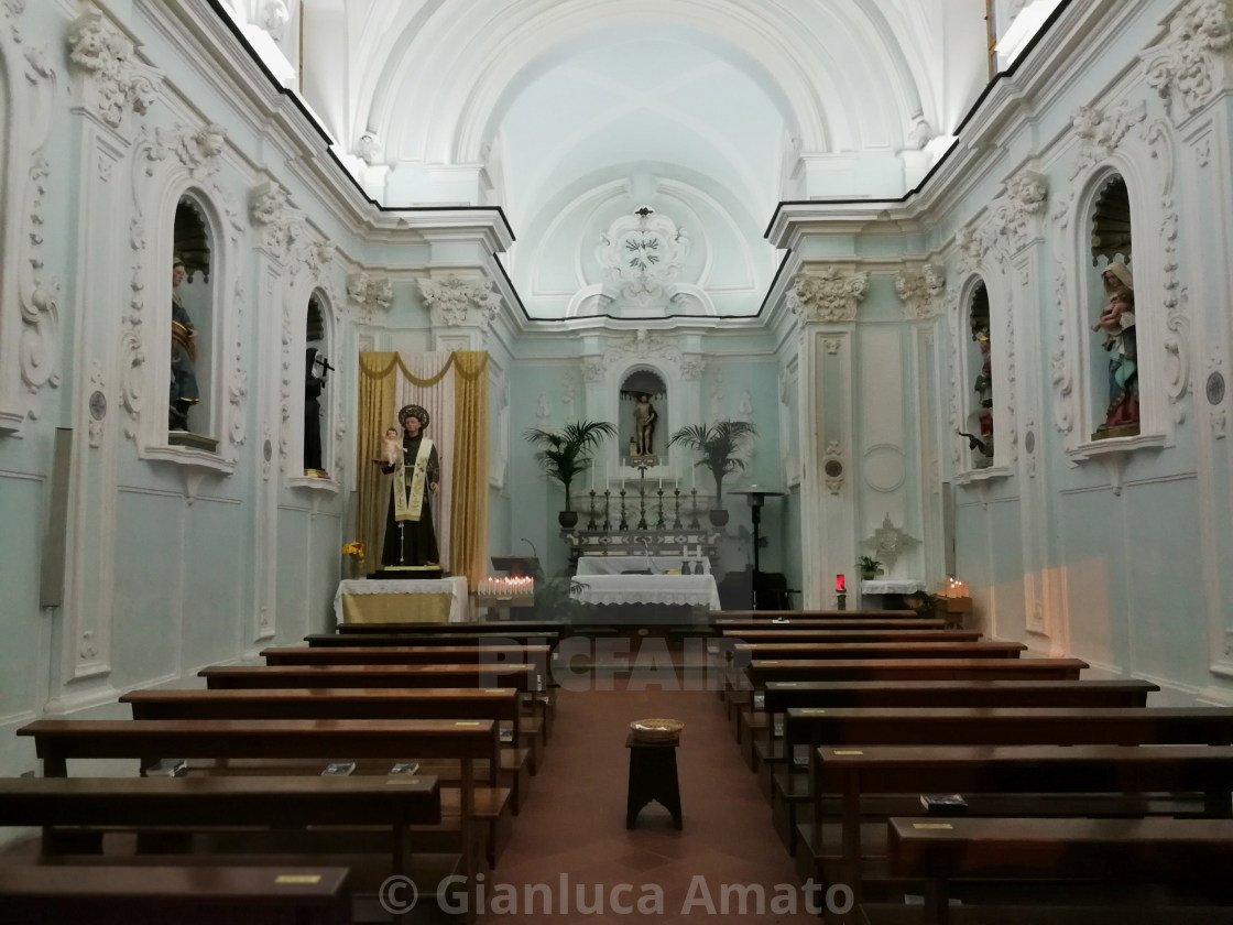 "Paduli - Interno di San Giovanni Battista" stock image