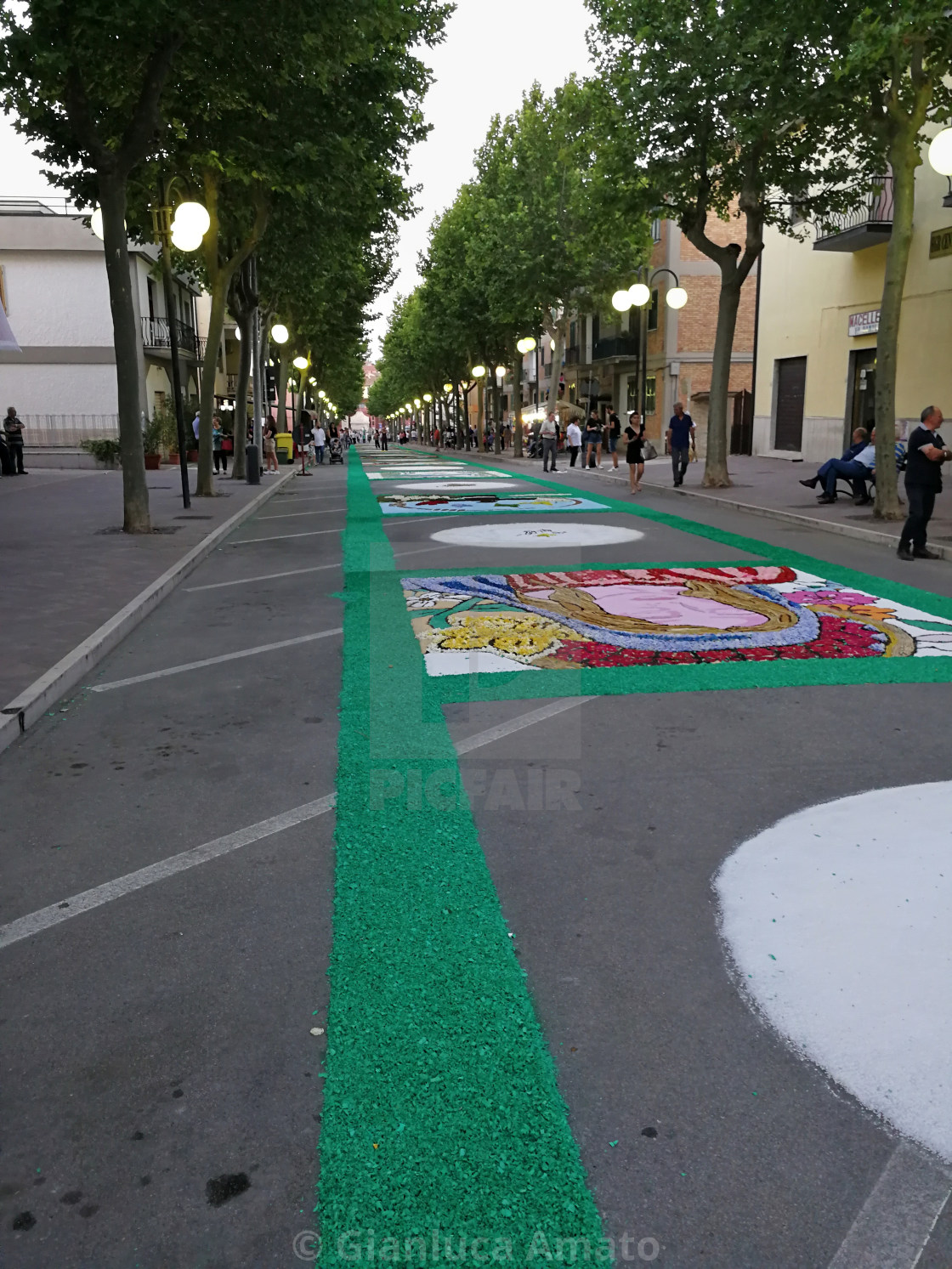 "Paduli - Strada di fiori" stock image