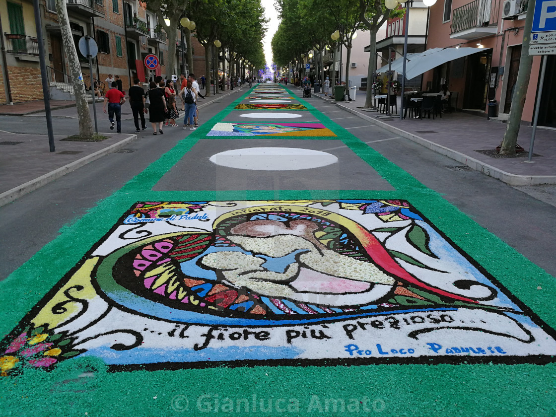 "Paduli - Viale dell'infiorata" stock image