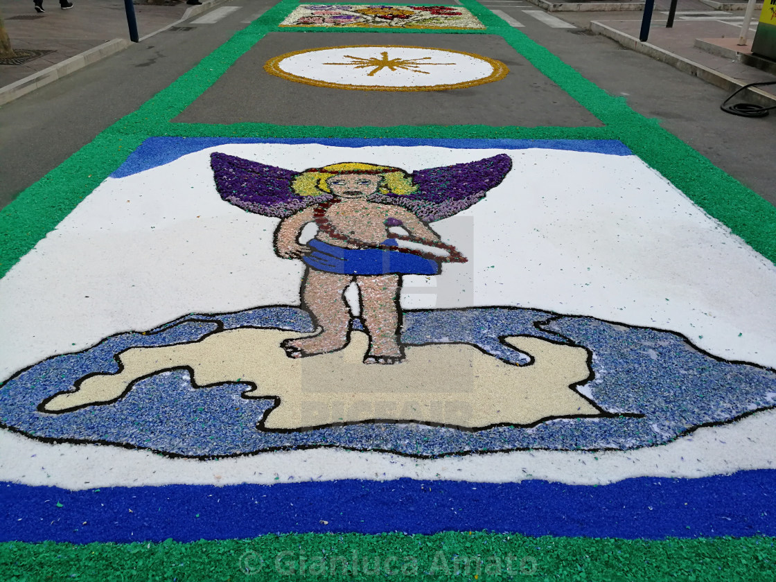 "Paduli - Angelo di fiori" stock image