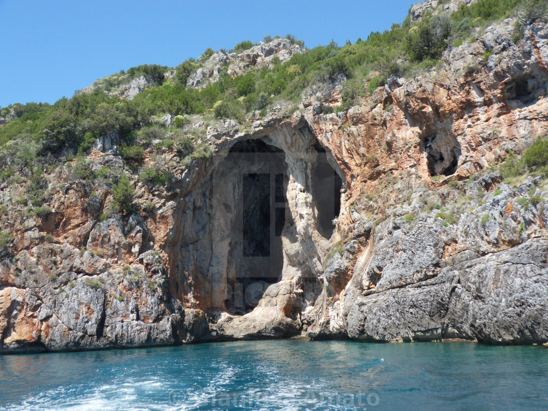 "Marina di Camerota - Grotta delle Noglie" stock image