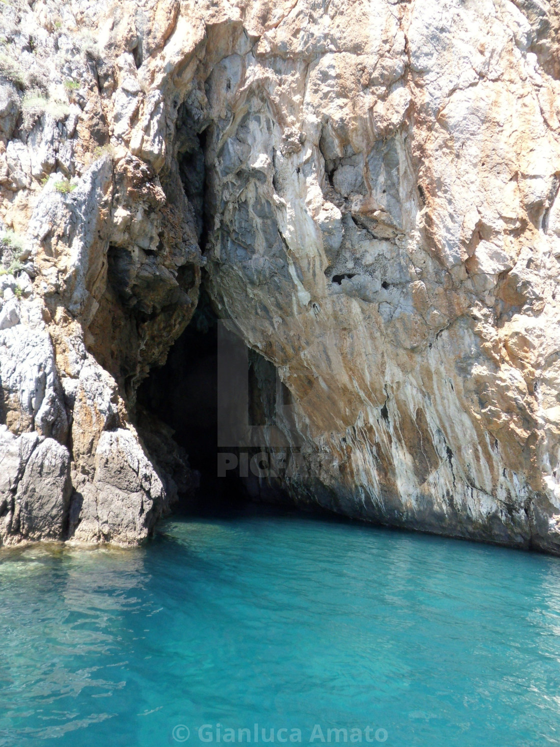 "Marina di Camerota - Grotta di Cala Fortuna" stock image