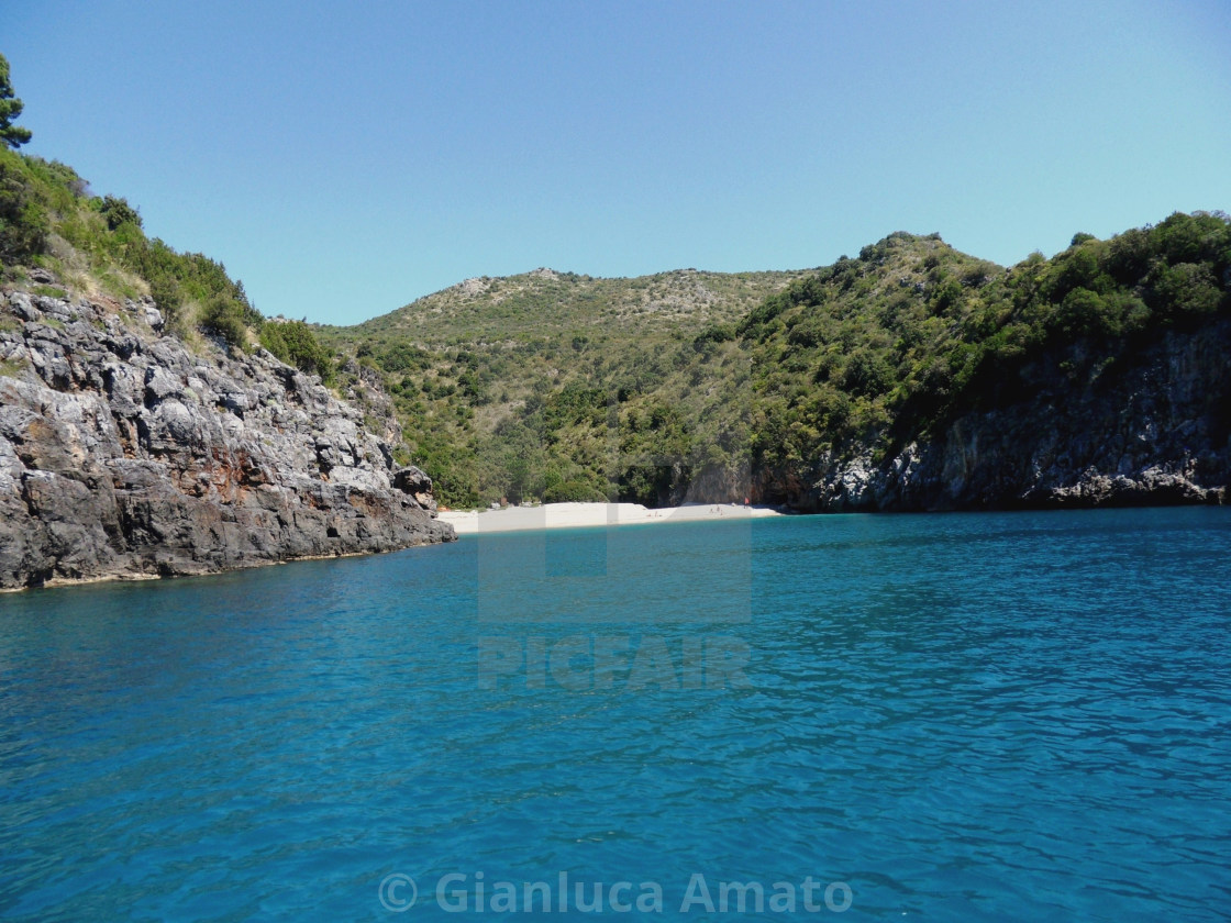 "Marina di Camerota - Spiaggia di Pozzallo" stock image