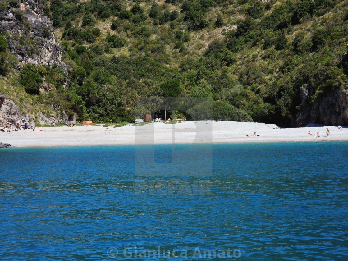 "Marina di Camerota - Spiaggia Pozzallo" stock image