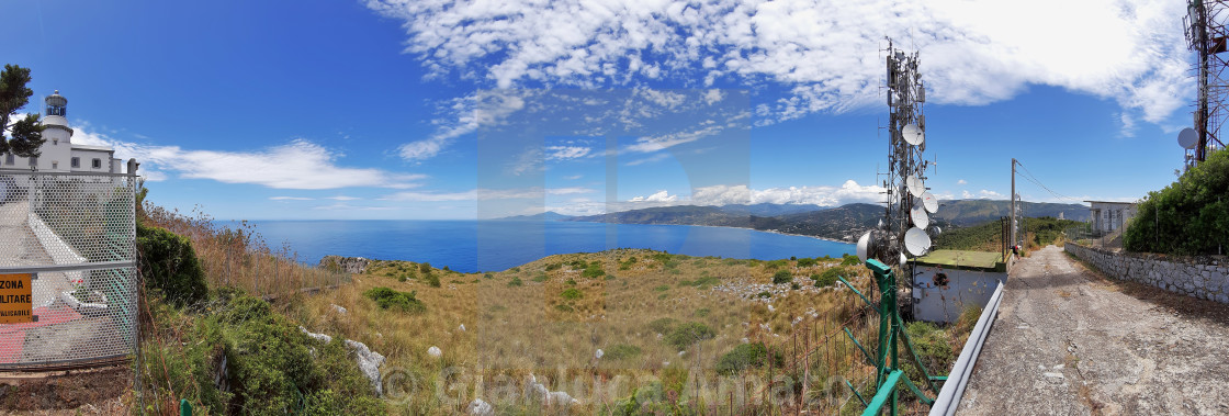 "Palinuro - Panoramica dal faro" stock image