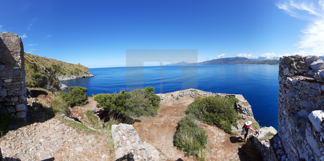 "Palinuro – Panoramica dal Fortino Prodese" stock image