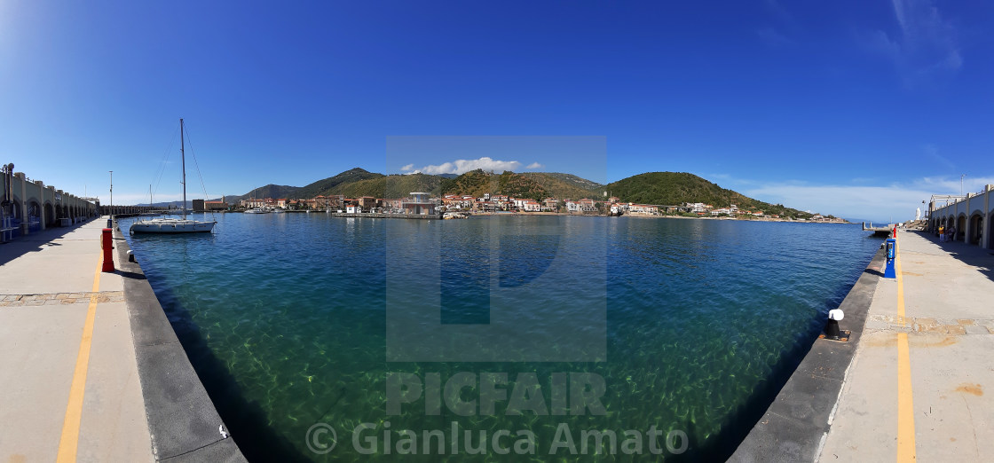 "Acciaroli - Panoramica dal pontile" stock image