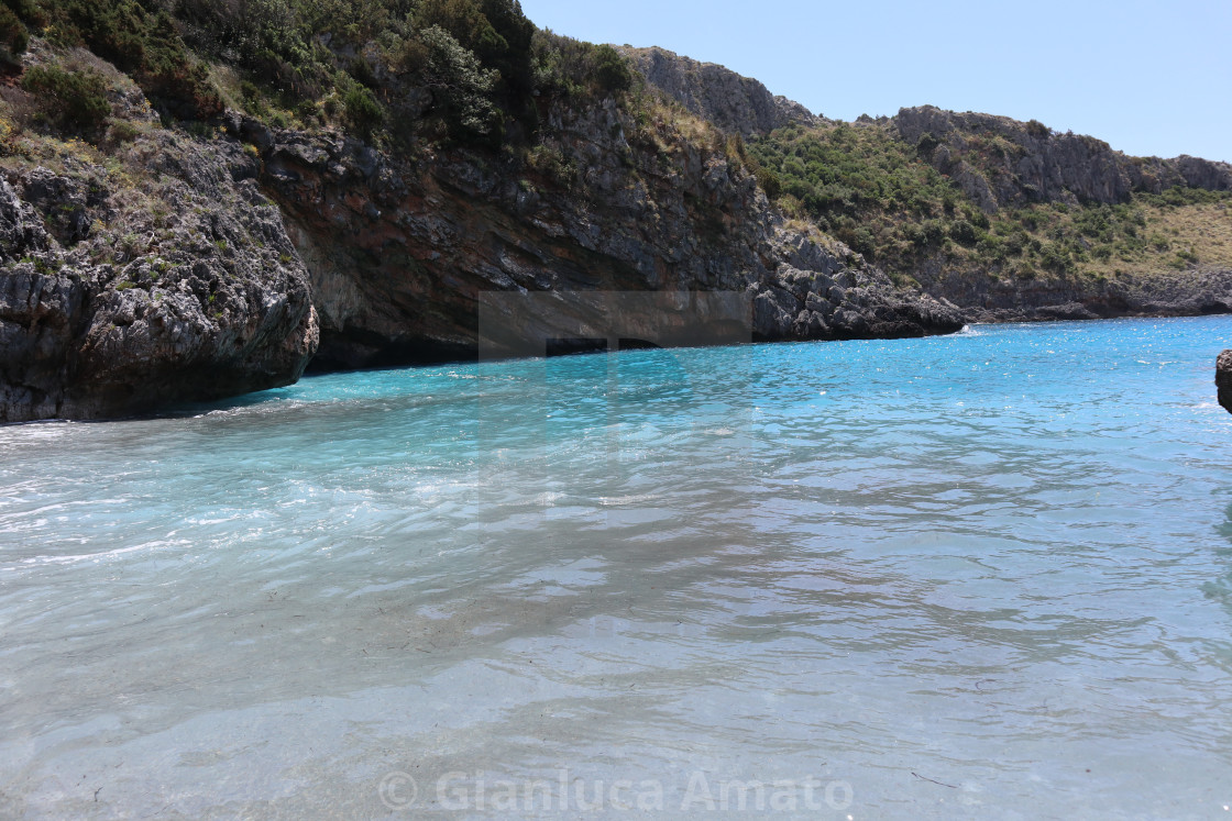 "Marina di Camerota - Cala Bianca dalla riva" stock image