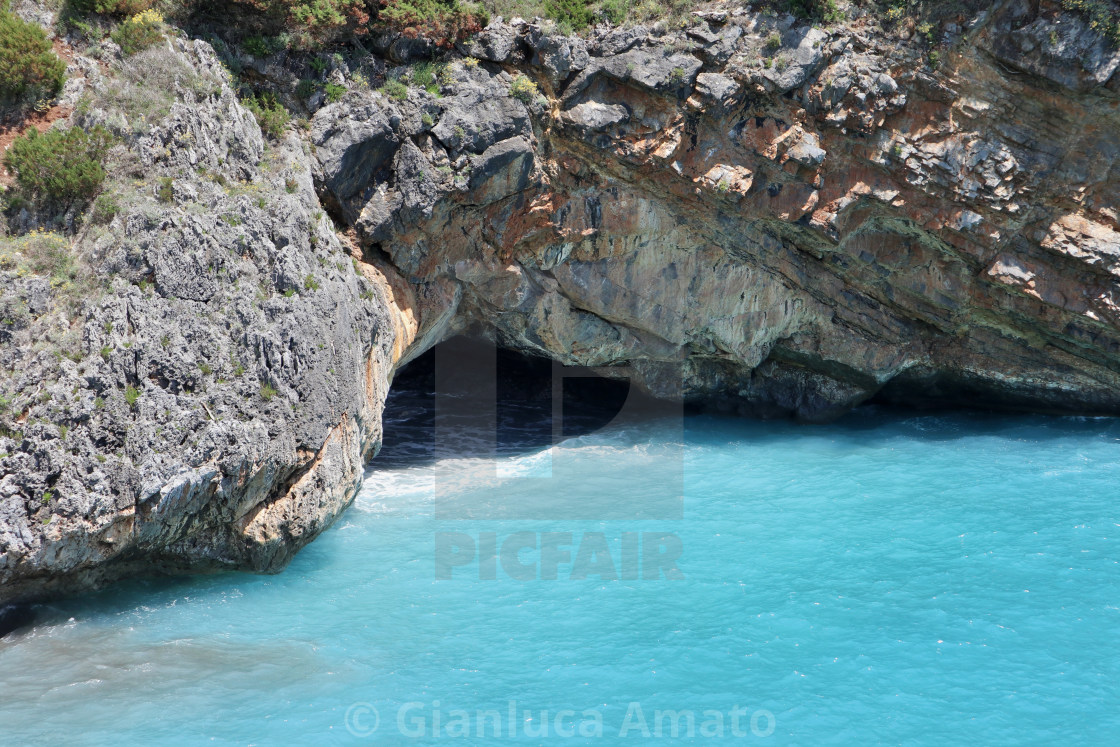 "Marina di Camerota - Grotta a Cala Bianca" stock image