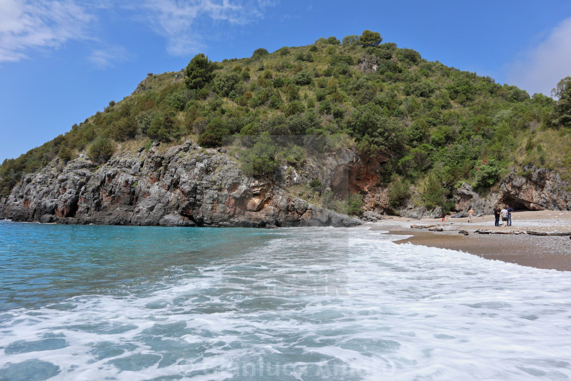 "Marina di Camerota - Riva di Spiaggia Pozzallo" stock image