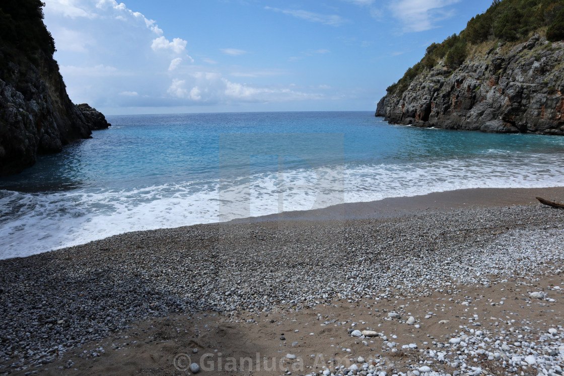 "Marina di Camerota - Spiaggia di Pozzallo" stock image