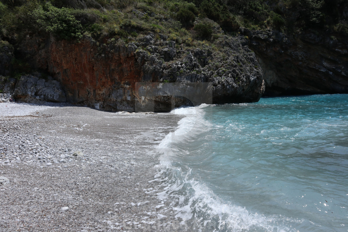 "Marina di Camerota - Riva di Cala Bianca" stock image