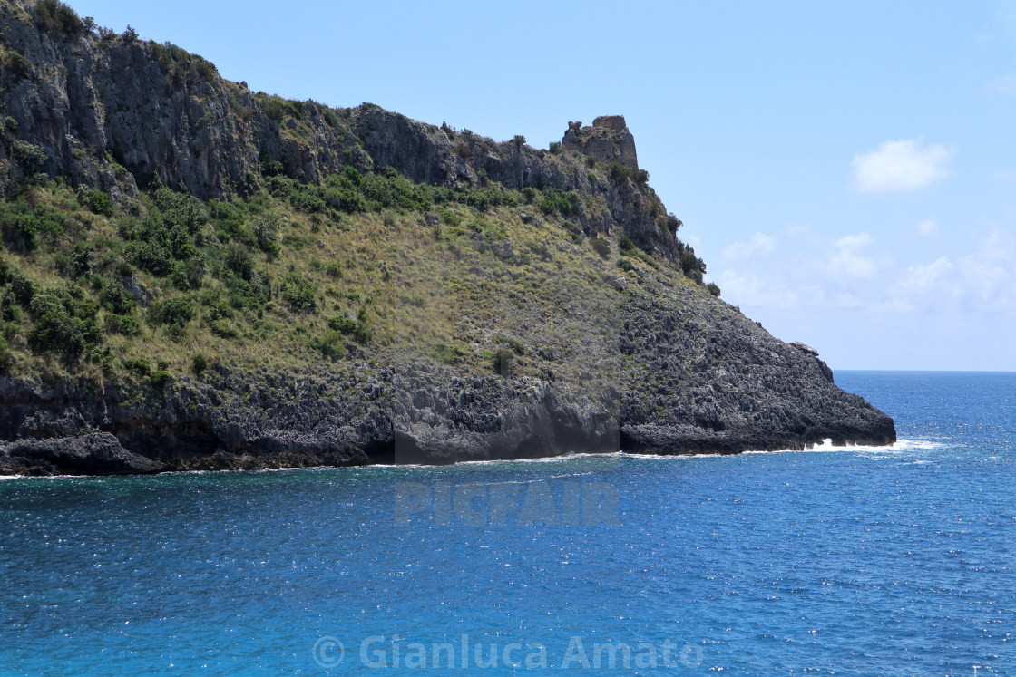 "Marina di Camerota - Torre a Cala Bianca" stock image