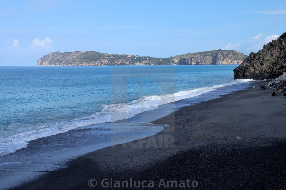 "Marina di Camerota - Spiaggia sulla litoranea di via Mingardo" stock image