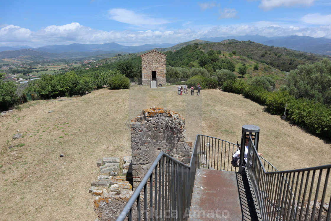 "Velia - Agorà dalla torre angioina" stock image