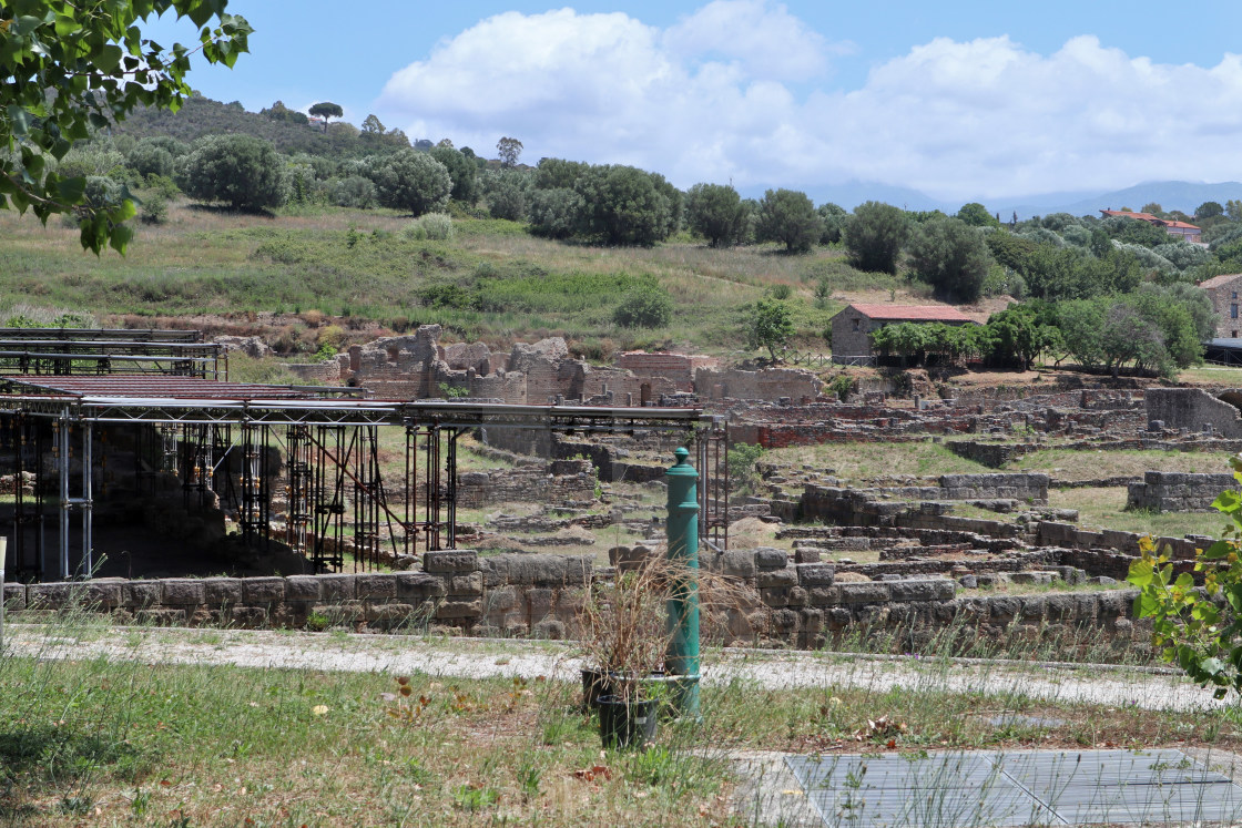 "Velia - Fontanella del parco archeologico" stock image