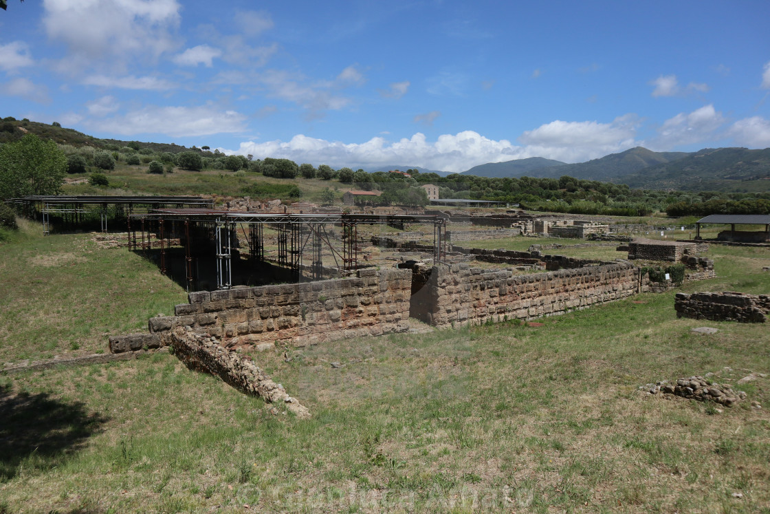 "Velia - Insula A al parco archeologico" stock image