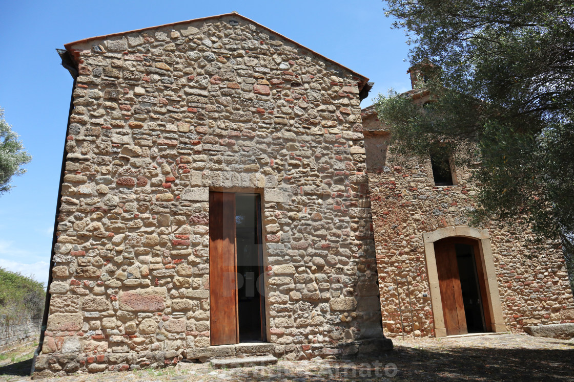 "Velia - Museo nella chiesa di Santa Maria" stock image