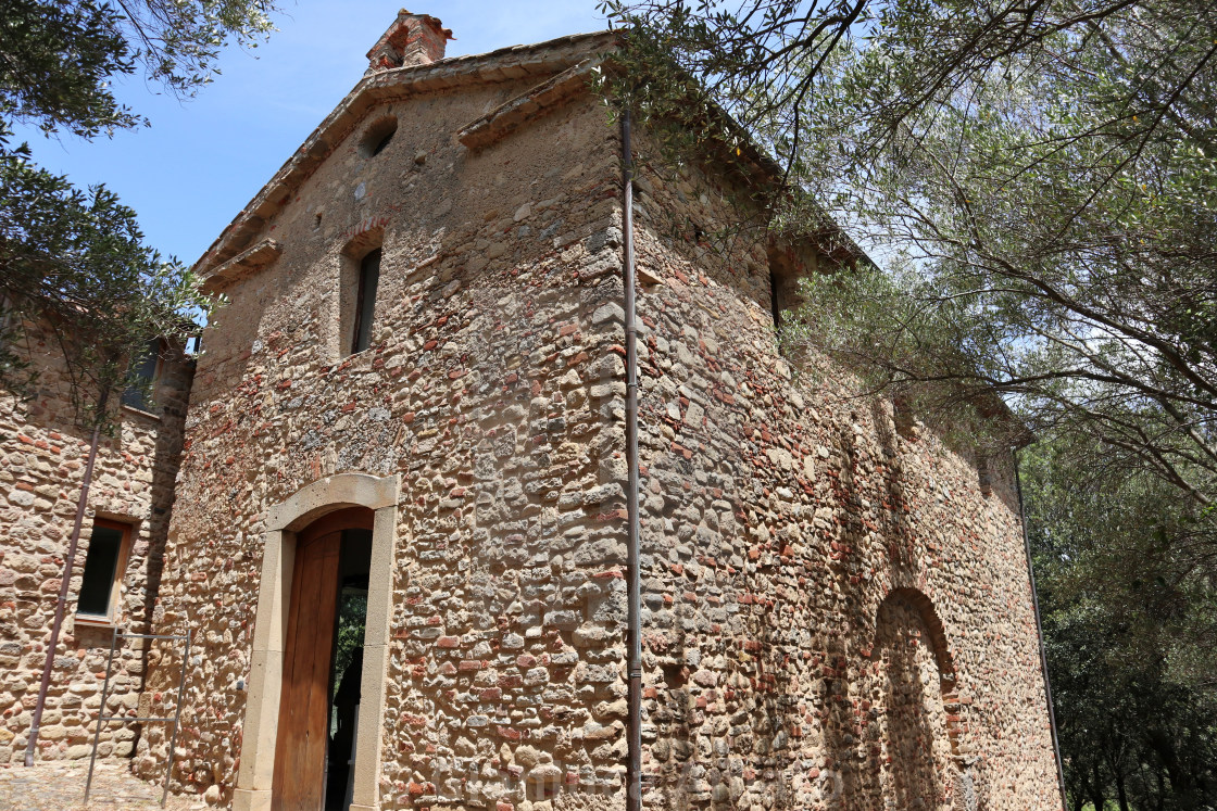 "Velia - Chiesa di Santa Maria" stock image