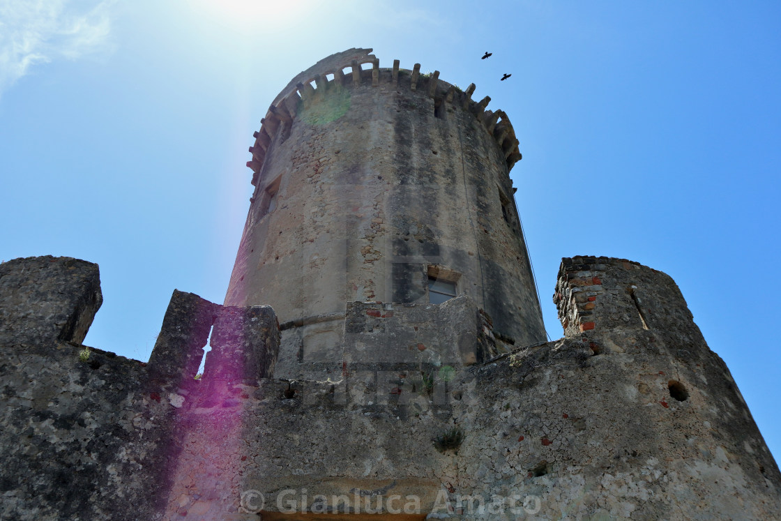 "Velia - Torre angioina dal basso" stock image