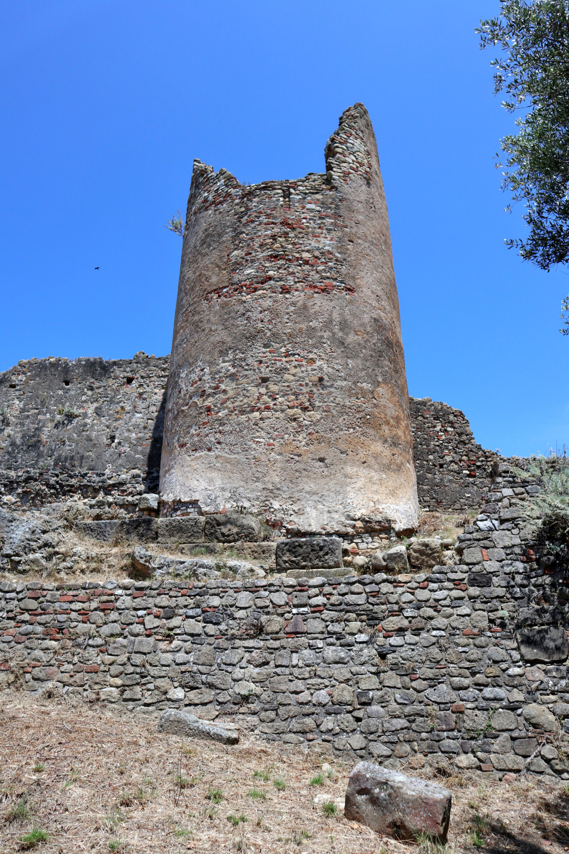 "Velia - Rudere di una torre medioevale" stock image