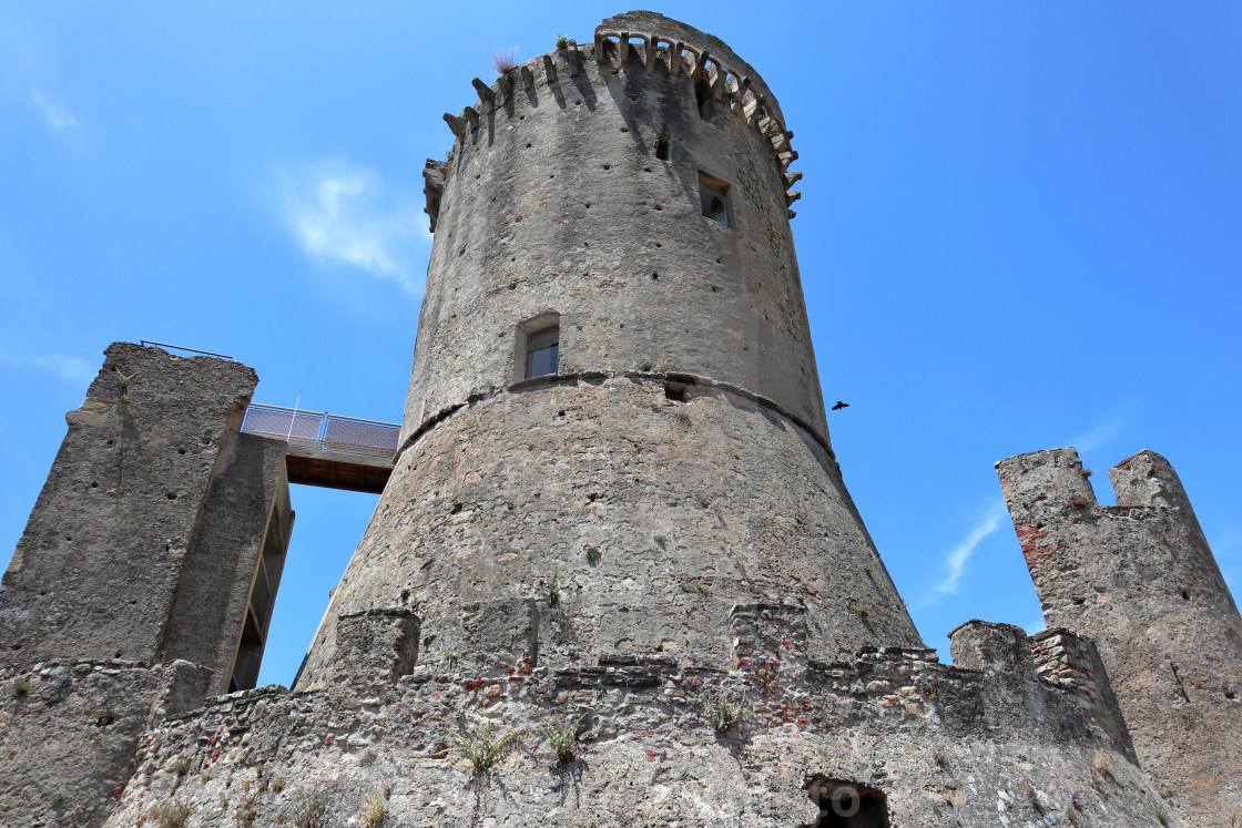 "Velia - Torre medioevale sull'Agorà" stock image