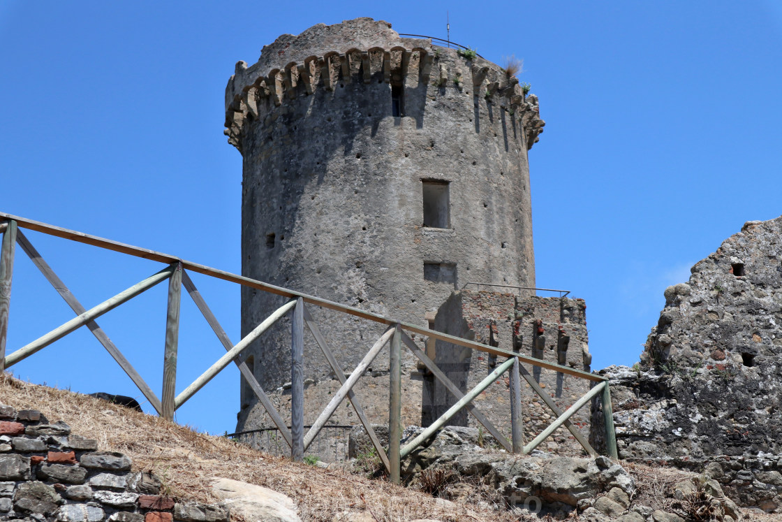 "Velia - Torre angioina" stock image