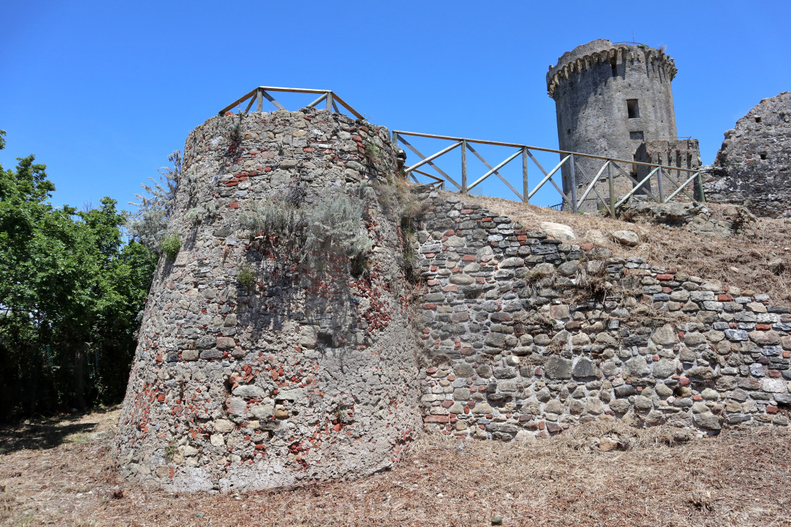 "Velia - Torri dell'Agorà" stock image