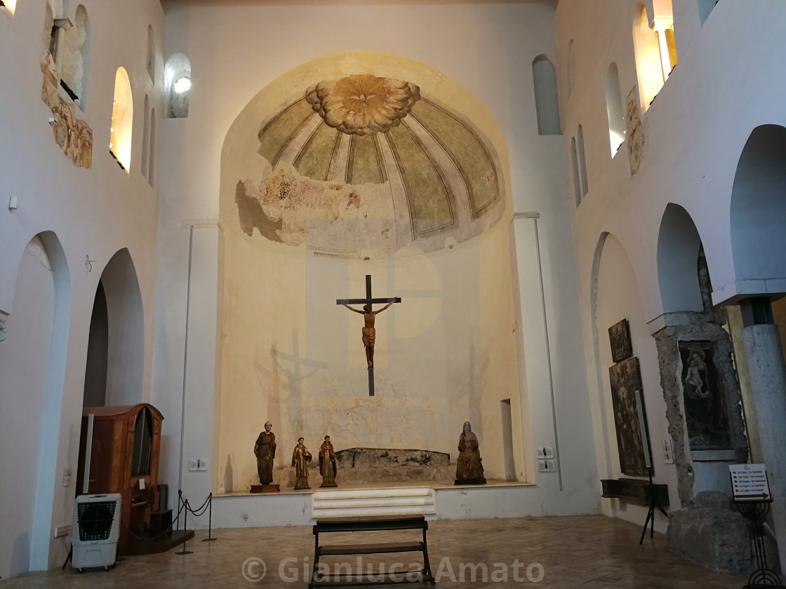 "Amalfi - Abside della Basilica del Crocifisso" stock image