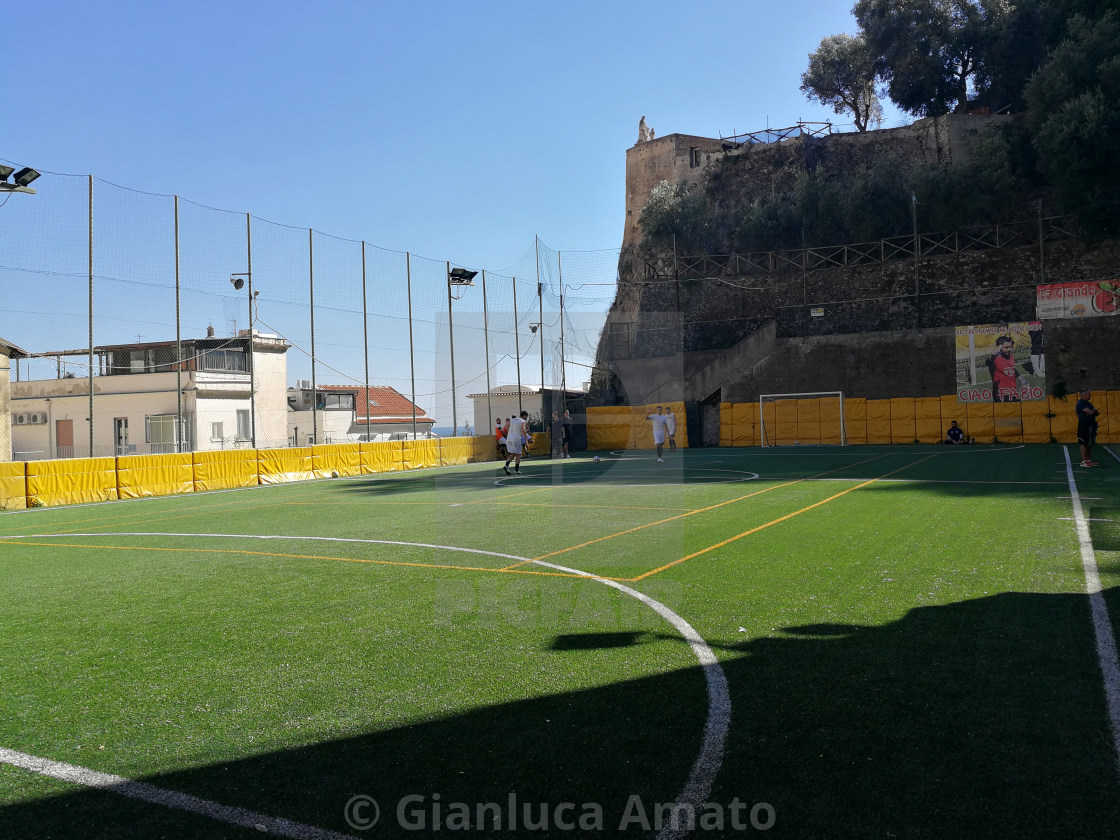 "Amalfi - Campo di calcetto Marini" stock image