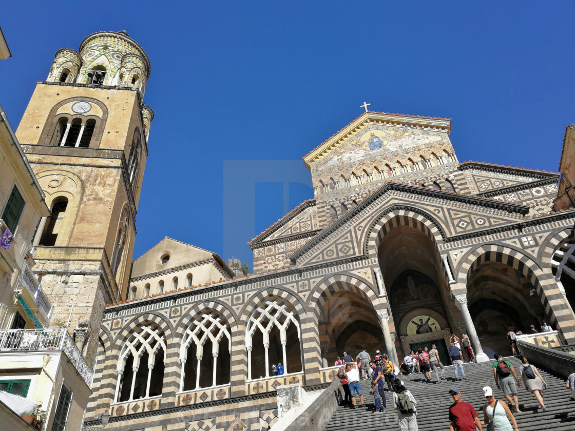 "Amalfi - Duomo dalla scalinata" stock image