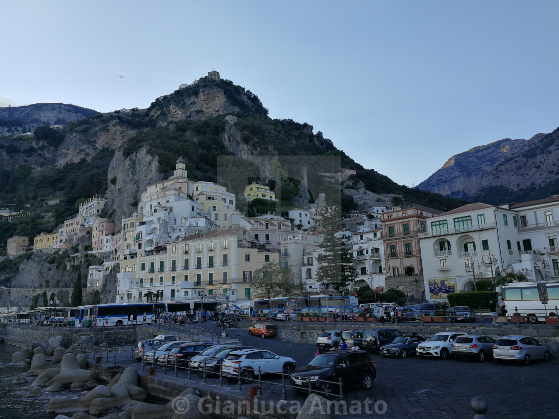 "Amalfi - Scorcio dal porto" stock image