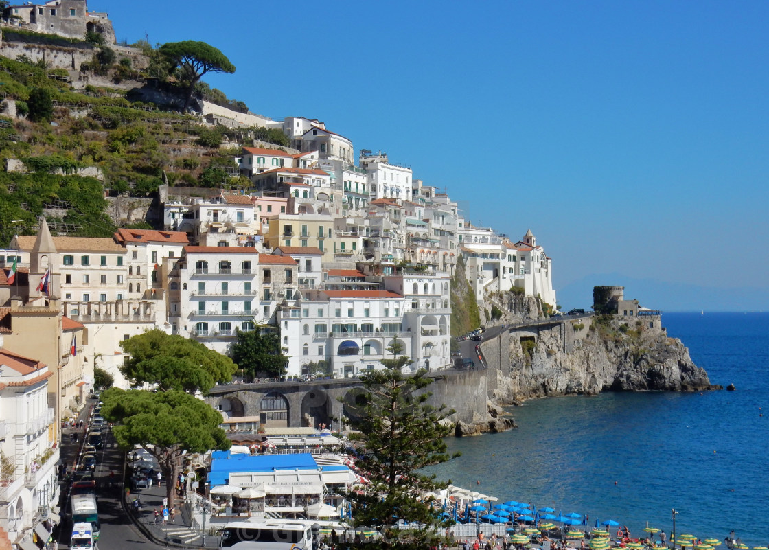 "Amalfi - Panorama costiero" stock image