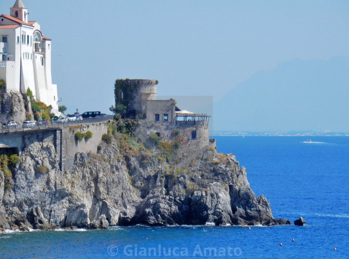 "Amalfi - Torre Saracena" stock image