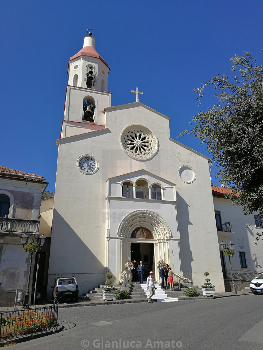 "Bomerano - Chiesa di S. Matteo Apostolo" stock image