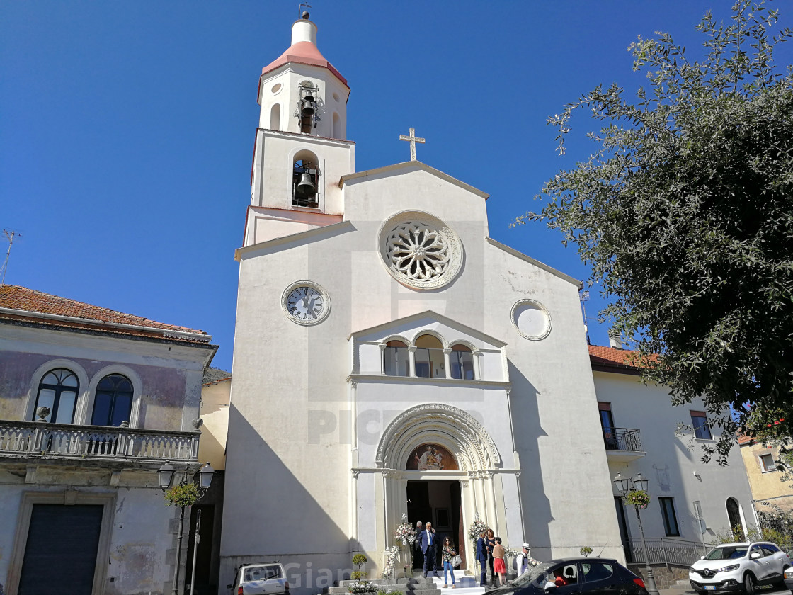 "Bomerano - Chiesa di San Matteo Apostolo" stock image