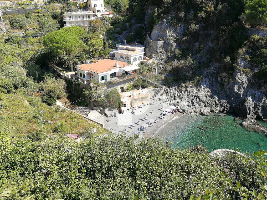 "Spiaggia Salicerchie a Maiori" stock image