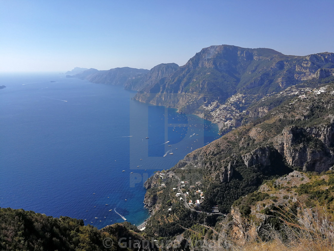 "Panorama della penisola sorrentina" stock image