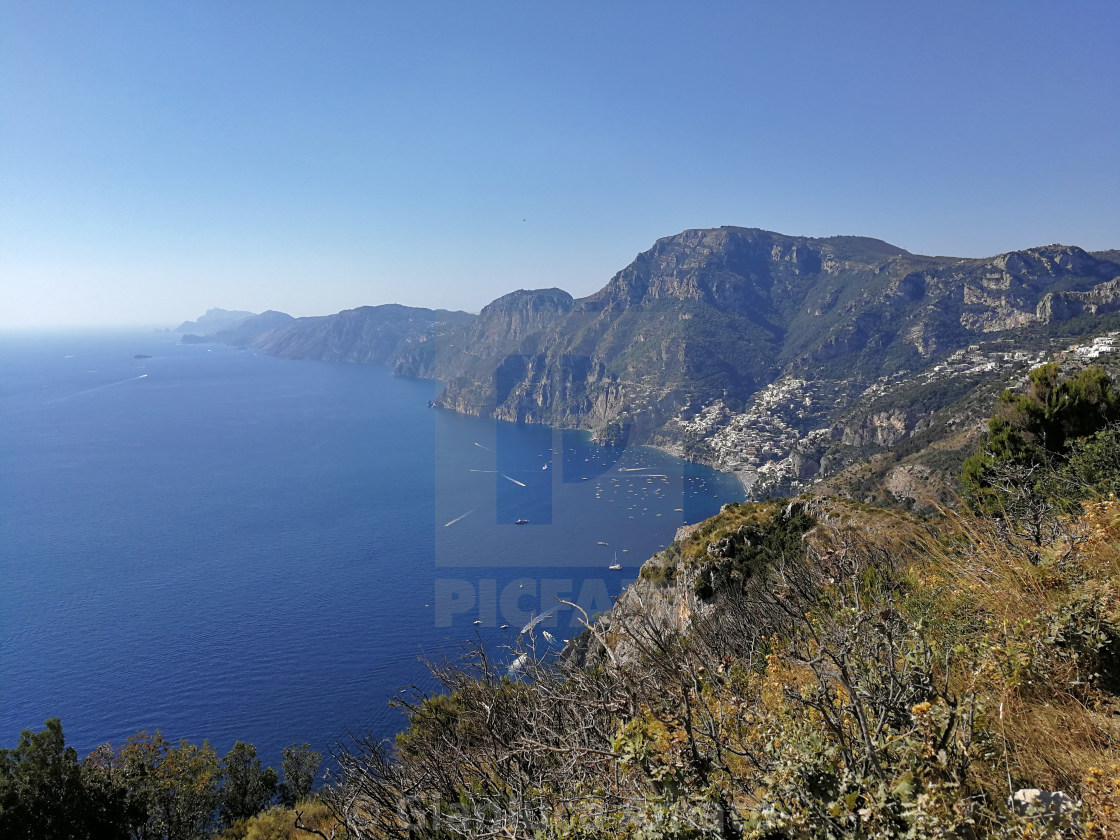 "Scorcio panoramico della Penisola Sorrentina" stock image