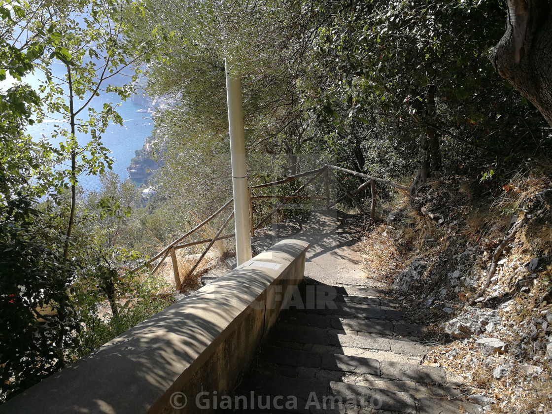 "Scalinate per Positano" stock image