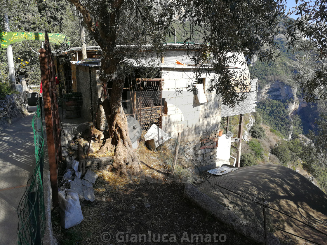 "Nocelle - Chiosco degli Dei dal sentiero" stock image