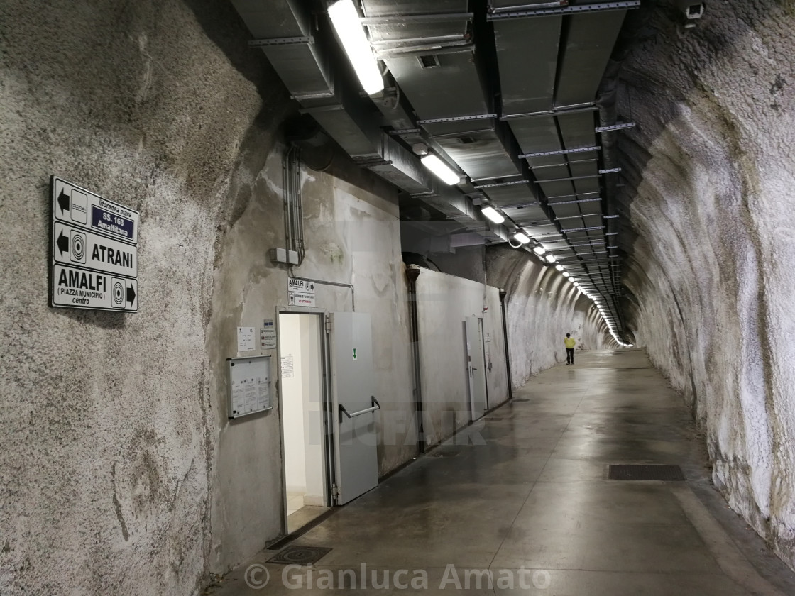 "Tunnel pedonale per Amalfi" stock image