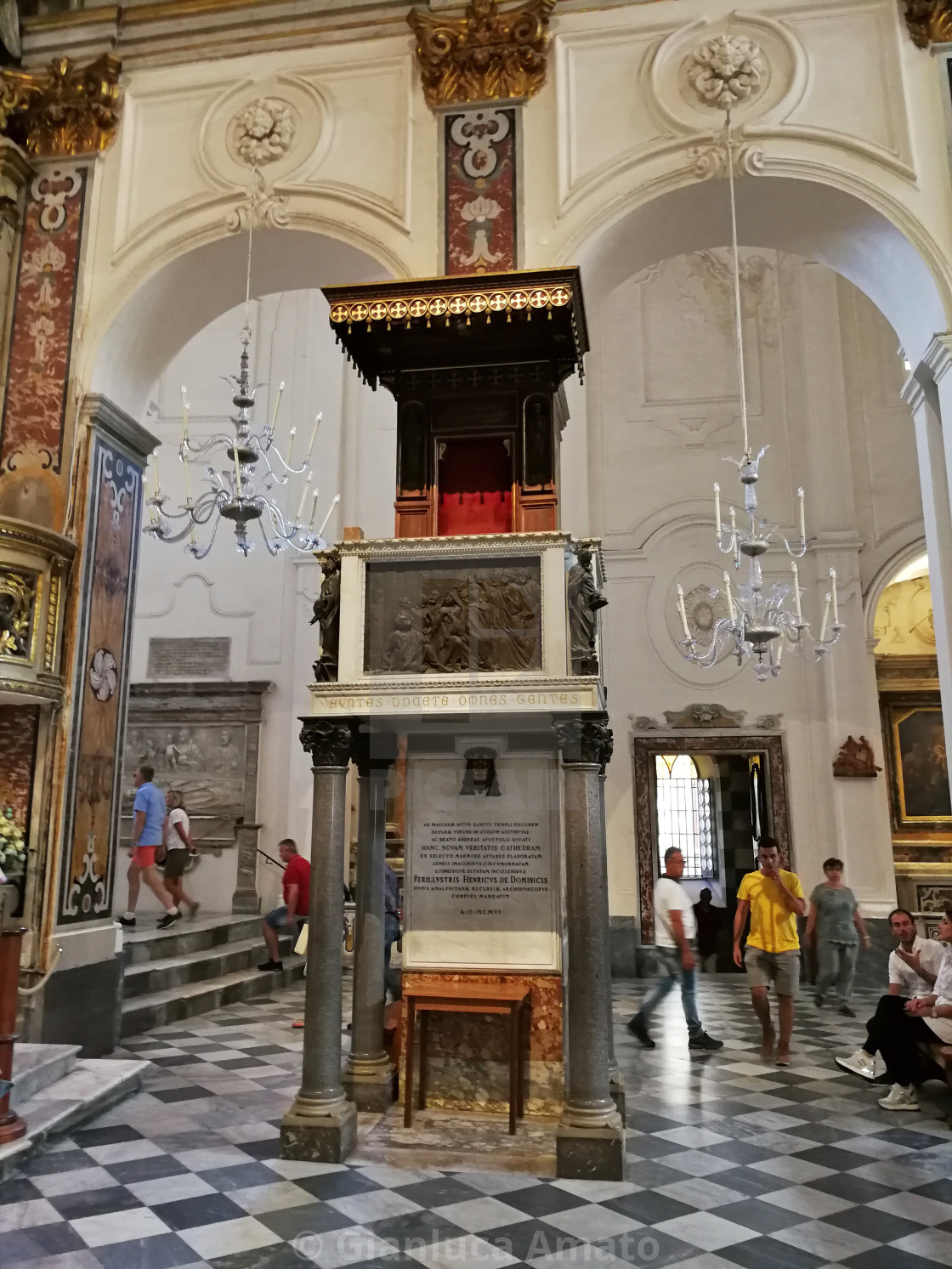 "Amalfi - Pulpito del duomo" stock image