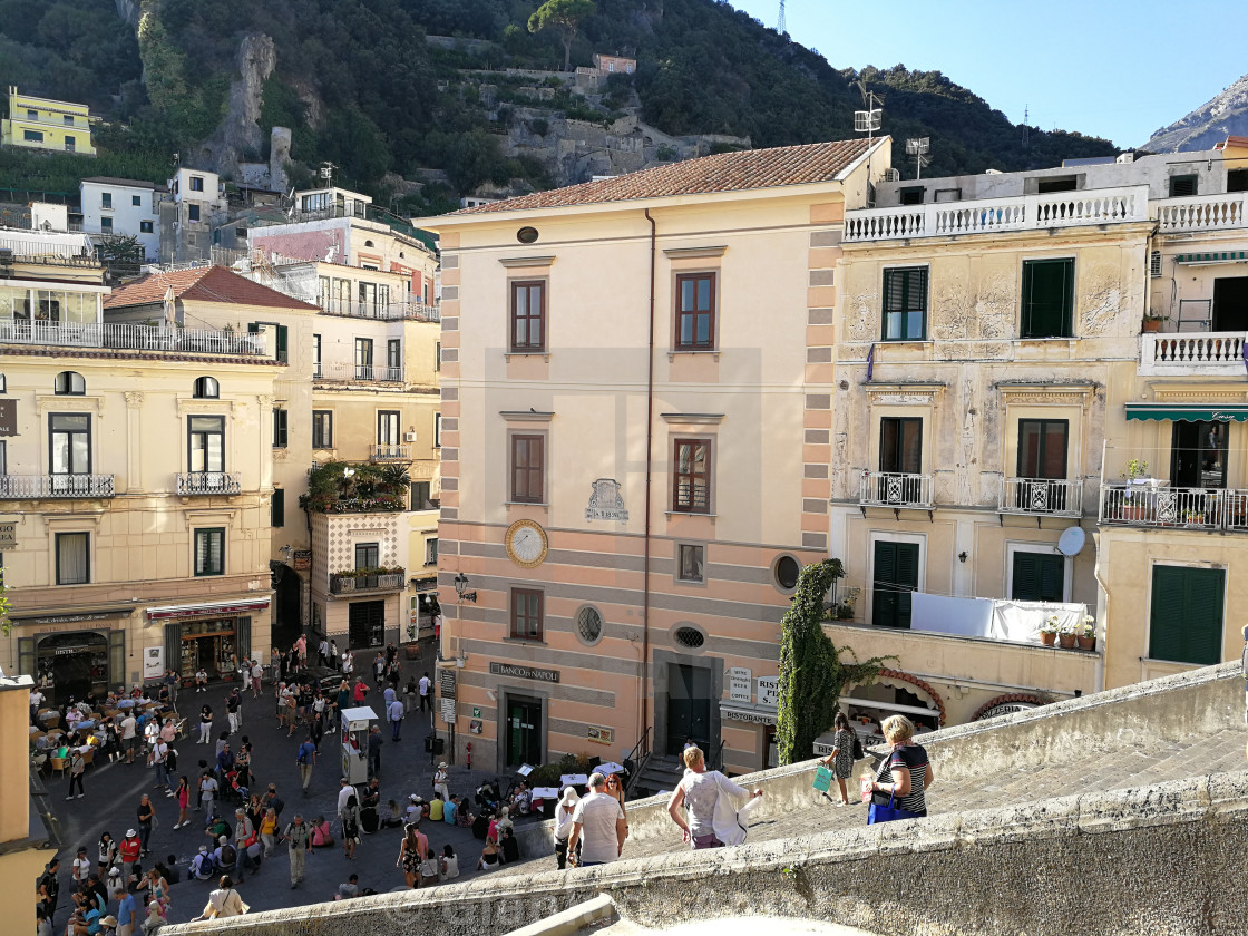 "Amalfi - Scalinata del duomo" stock image