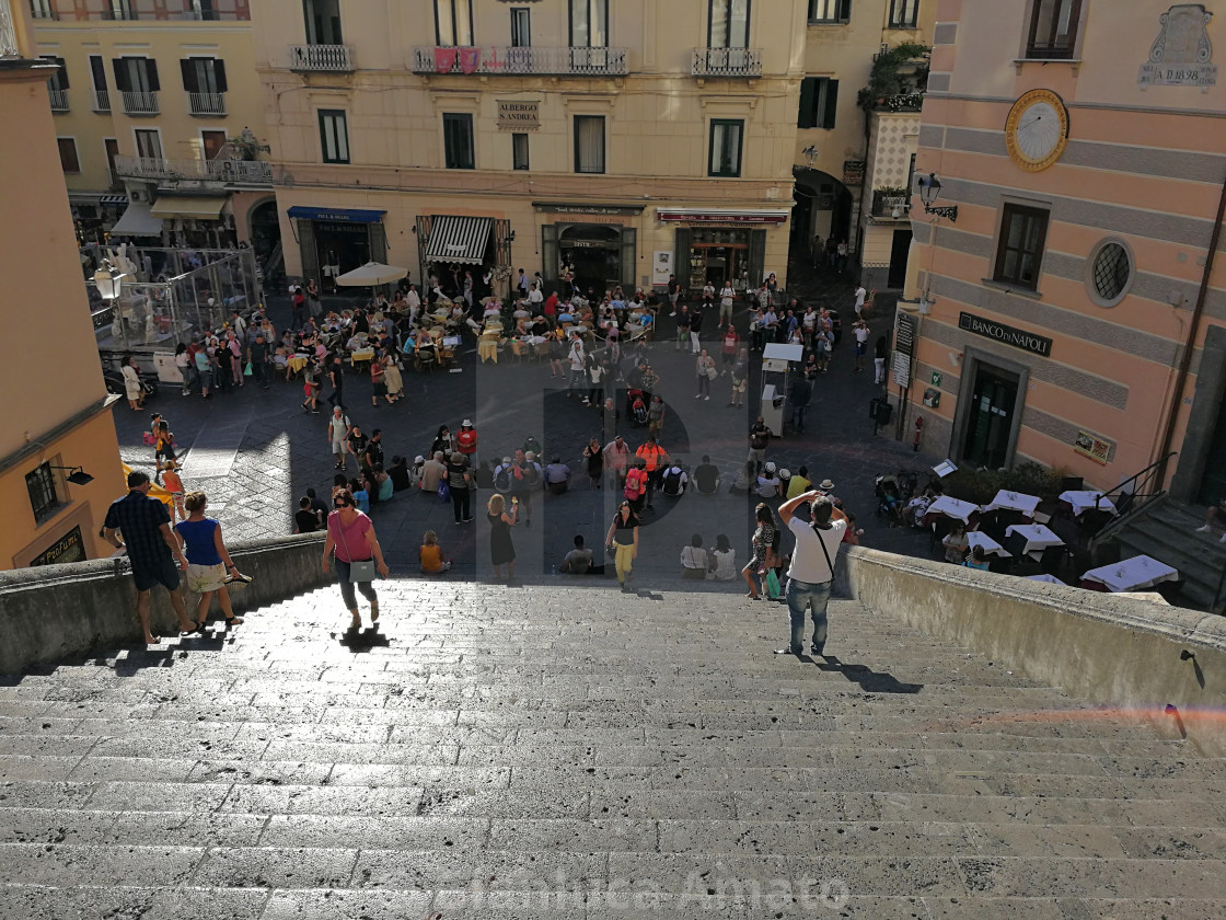 "Amalfi - Scala del duomo" stock image