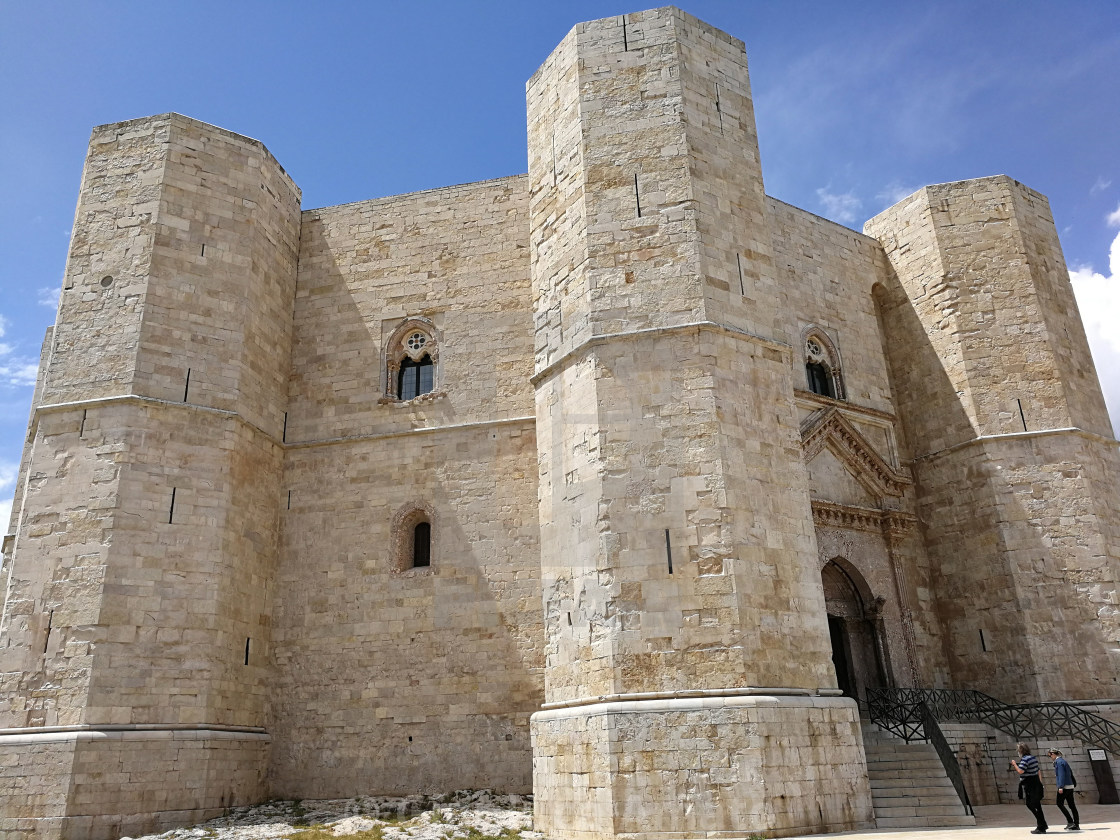 "Andria - Castel del Monte dal piazzale" stock image