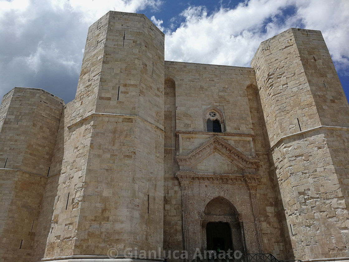 "Andria - Facciata di Castel del Monte" stock image